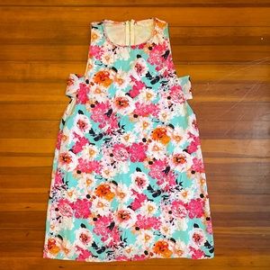 Gorgeous Floral Cutout Peach Love Dress